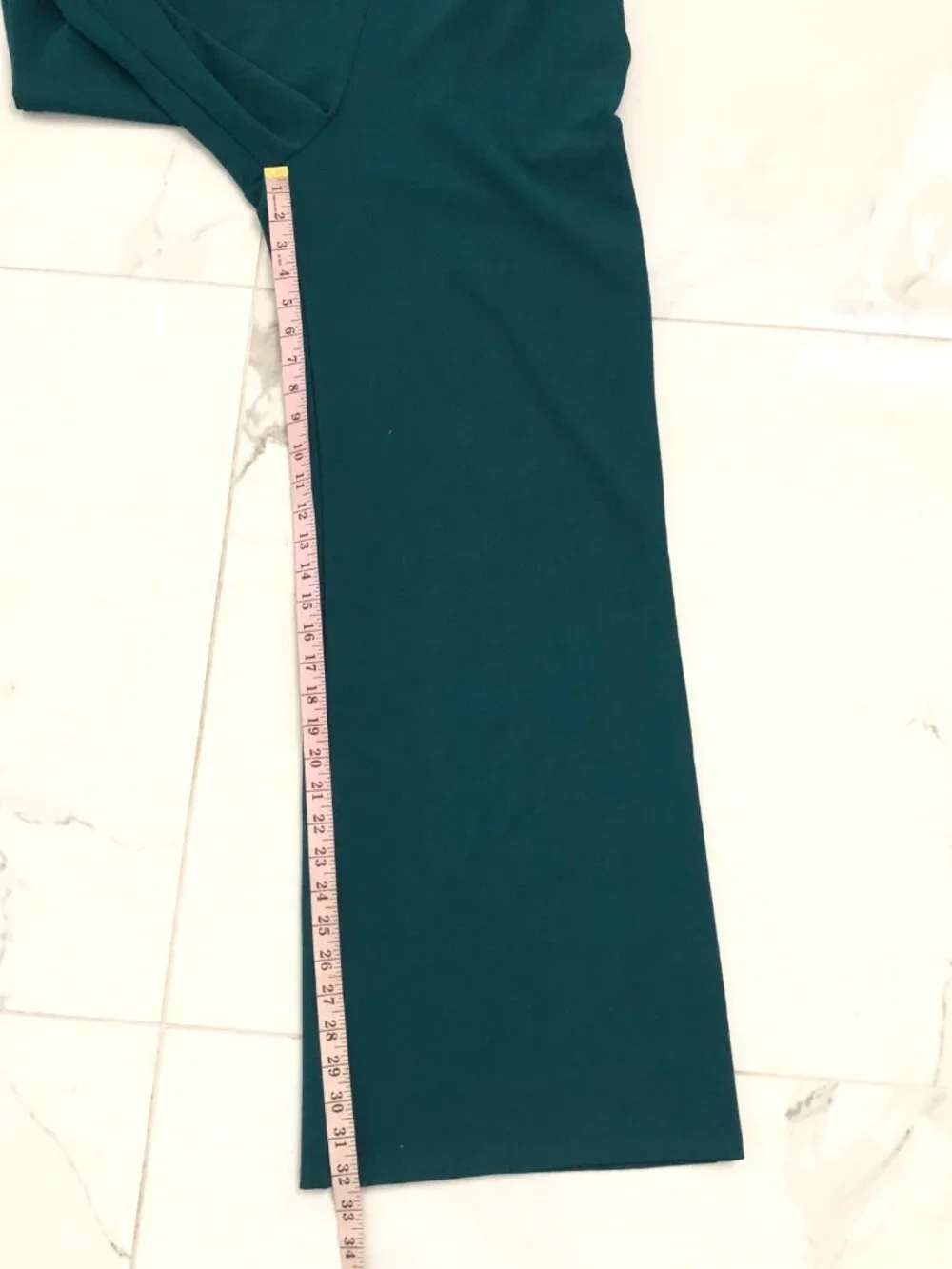 EXPRESS DEEP TEAL GREEN OFF THE SHOULDER WIDE LEG JUMPSUIT Size M MEDIUM PARTY - Picture 10 of 14